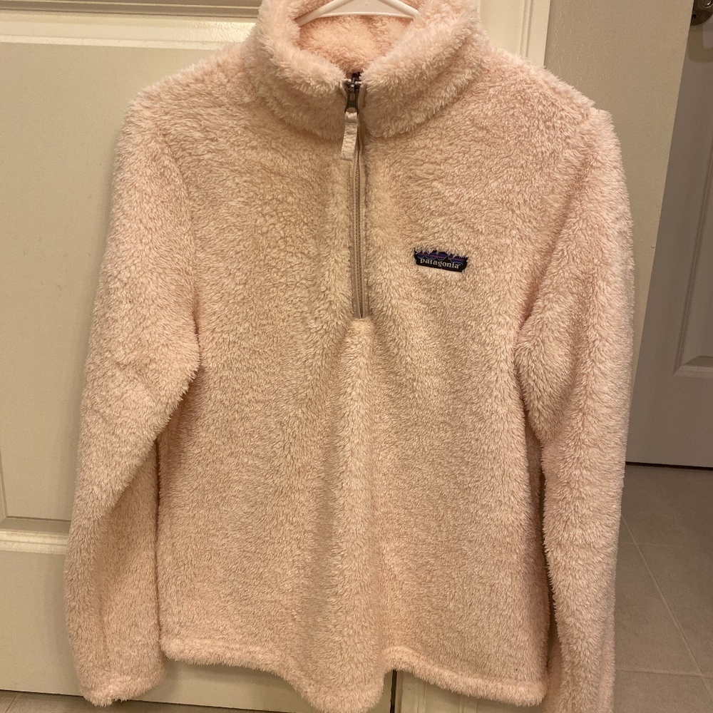 Womens Patagonia Los Gatos Calcium Fleece 1/4 Zip Jacket